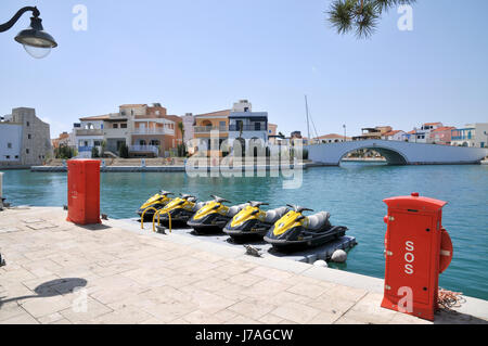 New Marina, Old Town Limassol, Cyprus Stock Photo