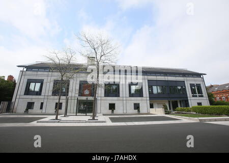A general view of the British Embassy in Dublin. Stock Photo