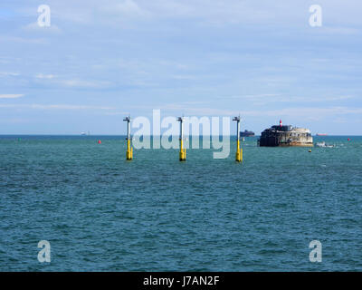 Navigation beacons in the Solent, built to guide Royal Navy Aircraft ...