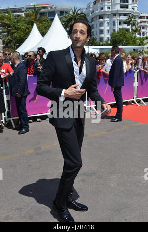 70th Cannes Film Festival 2017, Lunch for the Adrien Brody Stock Photo