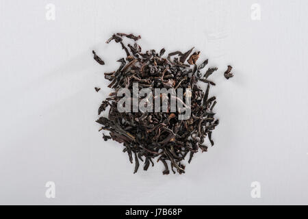 Dried Black Tea Stock Photo