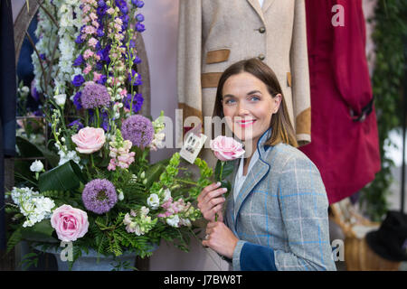 Victoria Pendleton CBE is a gold medal cycling champion and jockey.She won gold in the Keirin at London 2012 Stock Photo