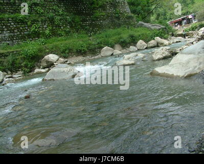 Gange / Ganga River. Rocky Pebble, Rock Mountain, nature, rock, river, stream, flowing, Rishikesh, Himalaya (Photo Copyright © Saji Maramon) Stock Photo