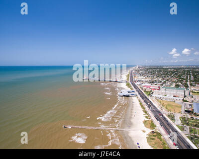 Galveston Pleasure pier Stock Photo