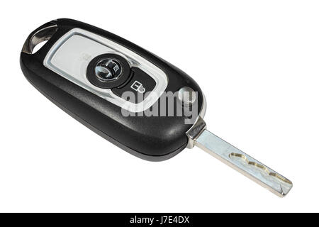 A Vauxhall Astra K Car Key isolated on a white background Stock Photo