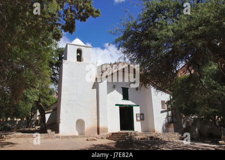 Church in Purmamarca, Quebrada de Humahuaca, Argentina Stock Photo