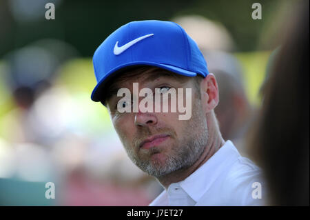 Virginia Water, Surrey, UK. 24th May, 2017. Boyzone's Ronan Keating at the Pro-Am event prior to the European Tour BMW PGA Championship on re-modelled West Course at the Wentworth Club, Surrey. © David Partridge / Alamy Live News Stock Photo