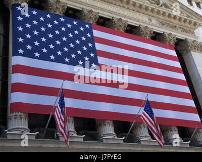 blue sell city town american industry new attraction usa stock exchange Stock Photo