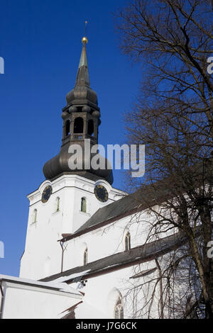 Toomkirik, or the Dome Church in Toompea (Cathedral Hill), Tallinn, Estonia Stock Photo