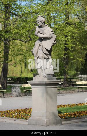 Saxon Gardens, Warsaw Stock Photo
