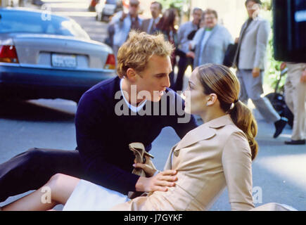 THE WEDDING PLANNER 2001 Columbia Pictures film with Jennifer Lopez and Matthew McConaughey Stock Photo