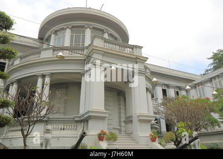 Ho Chi Minh City museum jn Saigon Vietnam Stock Photo