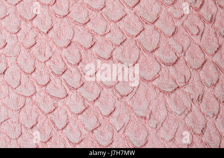 Pink leather texture closeup. Useful as for background. Stock Photo