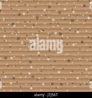 Cardboard seamless pattern - endless background with brown carton Stock Vector