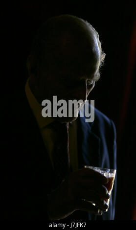 The Duke of Edinburgh hosts the Duke of Edinburgh's Award gold award presentations at Hillsborough Castle in Co Down. Stock Photo