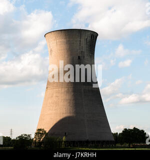 Willington Power Station Cooling Towers Stock Photo