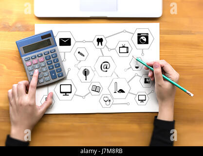 Technology Display On and off Switch Button cyberspace and future technology concept Stock Photo