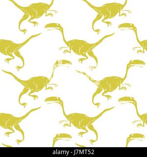 vector set silhouettes of dinosaur,animal illustration Stock Vector