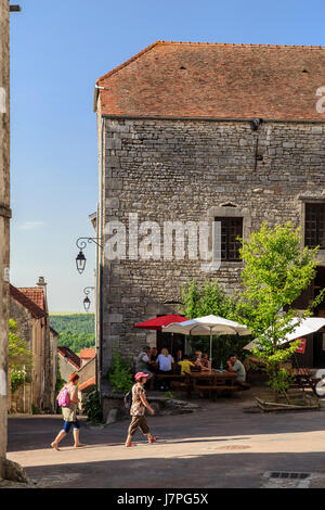 France, Burgundy, Cote d'Or, Flavigny-sur-Ozerain, labelled Les Plus Beaux Villages de France (The Most beautiful Villages of France), in the village Stock Photo