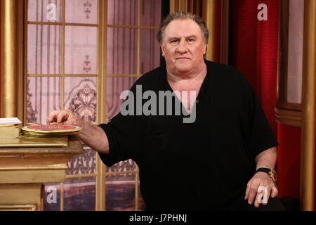 Gerard Depardieu appears on Dancing With The Stars Italia  Featuring: Gerard Depardieu Where: Rome, Italy When: 22 Apr 2017 Credit: IPA/WENN.com  **Only available for publication in UK, USA, Germany, Austria, Switzerland** Stock Photo