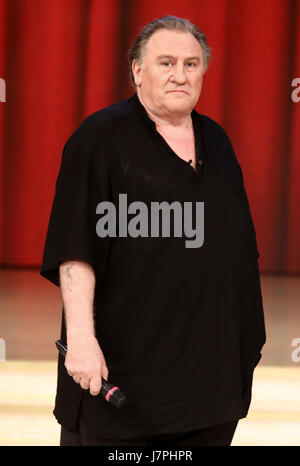 Gerard Depardieu appears on Dancing With The Stars Italia  Featuring: Gerard Depardieu Where: Rome, Italy When: 22 Apr 2017 Credit: IPA/WENN.com  **Only available for publication in UK, USA, Germany, Austria, Switzerland** Stock Photo