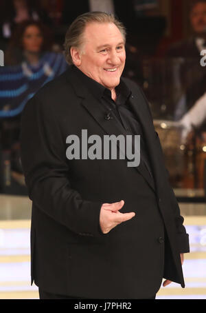 Gerard Depardieu appears on Dancing With The Stars Italia  Featuring: Gerard Depardieu Where: Rome, Italy When: 22 Apr 2017 Credit: IPA/WENN.com  **Only available for publication in UK, USA, Germany, Austria, Switzerland** Stock Photo