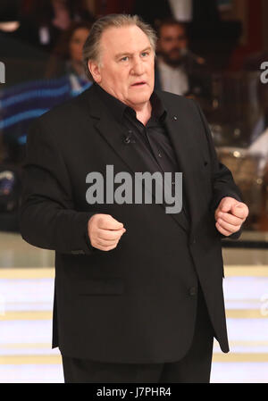 Gerard Depardieu appears on Dancing With The Stars Italia  Featuring: Gerard Depardieu Where: Rome, Italy When: 22 Apr 2017 Credit: IPA/WENN.com  **Only available for publication in UK, USA, Germany, Austria, Switzerland** Stock Photo