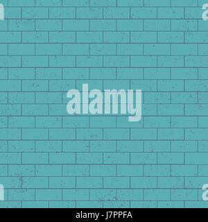 Blue brick wall vector texture vector. Stock Vector