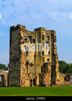 The ruins of Ashby de la Zouch Castle Leicestershire England UK a medieval fortress originally built in the 11th century Stock Photo