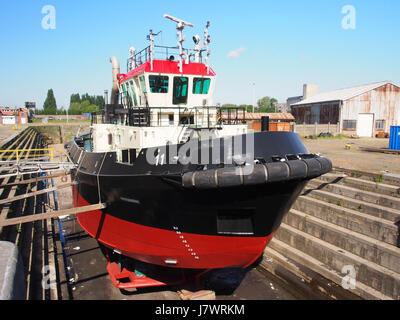 11   ENI 06503503, Voith Schneider Propeller, Gemeentelijk Havenbedri  Antwerpen, Kattendijkdok, pic 7 Stock Photo