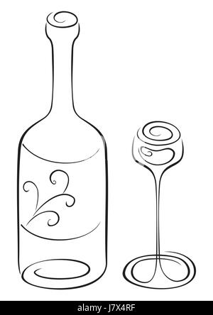 restaurant bar tavern glass chalice tumbler drink drinking bibs liquid model Stock Photo