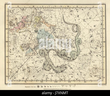 Alexander Jamieson Celestial Atlas-Plate 19 Stock Photo - Alamy