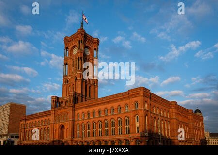 Berlin,Germany - may 24, 2017: The City Hall / Red Town Hall (Rotes Rathaus) in Berlin, Germany Stock Photo