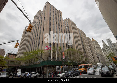 manhattan detention complex metropolitan correction center manhattan New York City USA Stock Photo