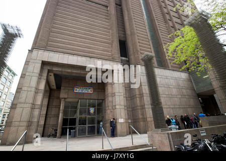 manhattan detention complex metropolitan correction center manhattan New York City USA Stock Photo