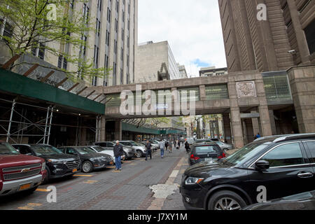 manhattan detention complex metropolitan correction center and bridge of sighs manhattan New York City USA Stock Photo