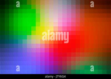 Green blue orange red abstract vector square tiles mosaic background Stock Vector