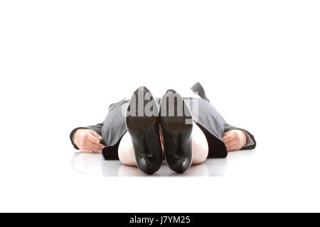 woman office beautiful beauteously nice secretary isolated die model design Stock Photo