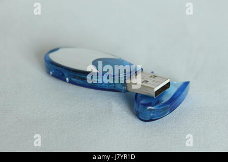 Usb key with cap for computers Stock Photo