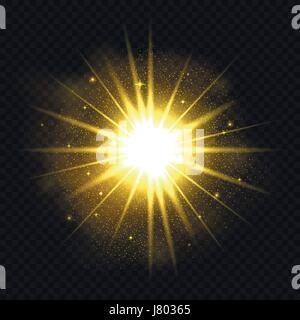 Shining star illustration Stock Vector
