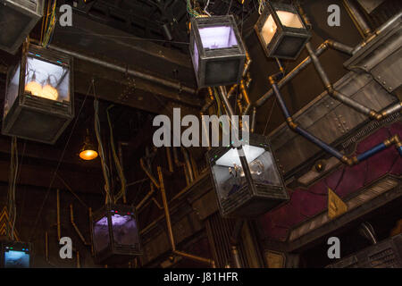 Anaheim, USA. 25th May, 2017. Guardians of the Galaxy: Mission Breakout ride at Disney California Adventure at the Disneyland Resort in Anaheim, CA, USA Credit: Kayte Deioma/Alamy Live News Stock Photo