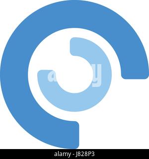 radial bar chart Stock Vector