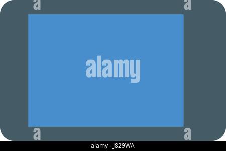 smartphone landscape mode Stock Vector