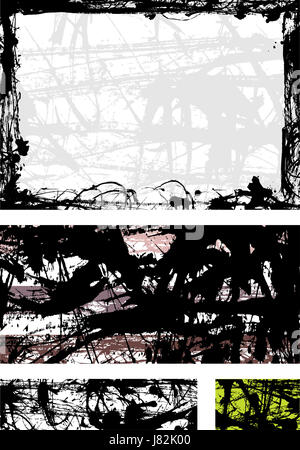 shape silhouette abstract messy burnt burned rectangle frame design ...