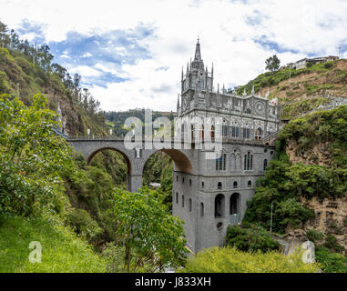 Las Lajas Sanctuary - Ipiales, Colombia Stock Photo