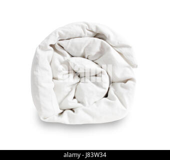 object objects detail isolated household furniture bed soft over blanket decor Stock Photo