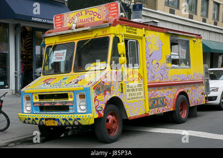 A Fast Food Truck Parked Outside The National Museum Of