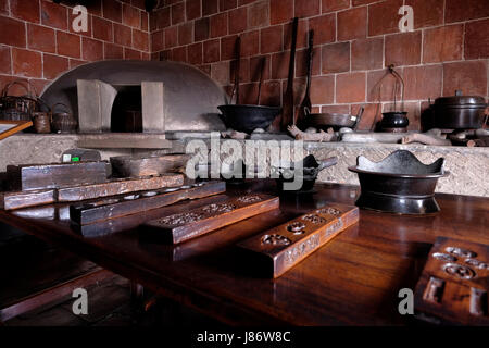 Typical late 19th century kitchen range Stock Photo - Alamy