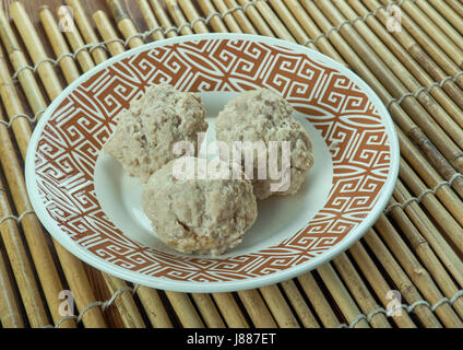 Fuzhou fish balls - common food in southern China, Stock Photo