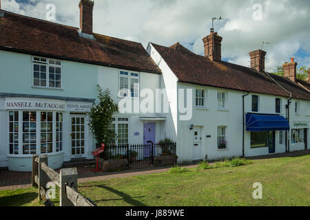 Spring afternoon in Newick village, East Sussex, England. Stock Photo